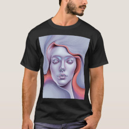 Dromerig Ethische Vrouwenportret Surreal Vloeiende T-shirt