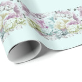 Dromerig gemengd boeket bloemen inpakpapier (Rol Hoek)