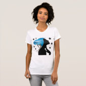 Dromerig gezicht t-shirt (Voorkant volledig)