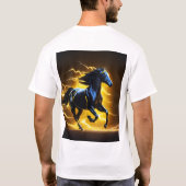 Dromerig grillig paard T-shirt (Achterkant)