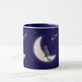 Dromerig Hemels Katontwerp Mok (Midden)