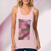Dromerig Ik Droom In Roze Abstract Boho Chic Tanktop
