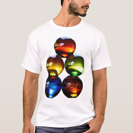 Dromerig Kleurrijk Bubble T-Shirt Design (Voorkant)