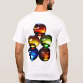Dromerig Kleurrijk Bubble T-Shirt Design (Achterkant)