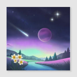 Dromerig kosmisch landschap 