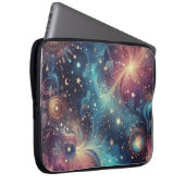Dromerig kosmisch patroon met sterrenstelsels en s laptop sleeve (Voorkant Rechts)
