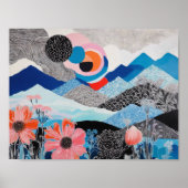 Dromerig Landschap 2 Poster (Voorkant)