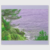 Dromerig landschapsinpakpapier cadeaupapier (Vlak)
