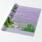 Dromerig landschapsinpakpapier cadeaupapier (Uitgerold)