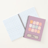 Dromerig Lavendel Kleurenblok Notitieboek (Binnen)