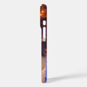 Dromerig meisje met regenbooglampen Case-Mate iPhone case (Achterkant / Links)