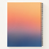 Dromerig meisje met vlinders - kleurrijk Notitiebo Notitieboek (Achterkant)