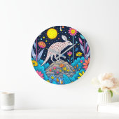 dromerig nachtelijk bos grote klok (Huis)