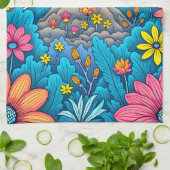 dromerig nachtelijk bos theedoek (Gevouwen)