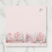 Dromerig onder het Zee Baby shower Bedankjes Labels (Achterkant)