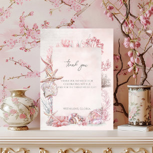 Dromerig onder het Zee Baby shower Bedankkaart