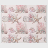 Dromerig onder het Zee Baby shower Cadeaupapier (Vlak)