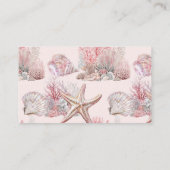 Dromerig onder het Zee Baby shower Informatiekaartje (Achterkant)