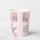 Dromerig onder het Zee Baby shower Papieren Bekers (Links)