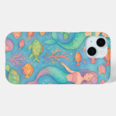 Dromerig onderwater fantasiepatroon Case-Mate iPhone case (Achterkant (horizontaal))