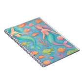 Dromerig Onderwater Fantasiepatroon Notitieboek (Rechterzijde)