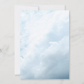 Dromerig op Cloud 9 Baby shower Kaart (Achterkant)