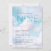 Dromerig op Cloud 9 Modern Elegant Vrijgezellenfee Kaart (Voorkant)