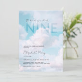 Dromerig op Cloud 9 Modern Elegant Vrijgezellenfee Kaart (Staand voorkant)