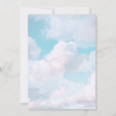 Dromerig op Cloud 9 Modern Elegant Vrijgezellenfee Kaart (Achterkant)