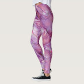 dromerig Paarse marmer Leggings (Links)