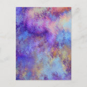 dromerig paarse wolken briefkaart (Voorkant)