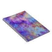 dromerig paarse wolken briefkaart notitieboek (Rechterzijde)