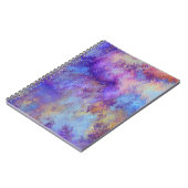 dromerig paarse wolken briefkaart notitieboek (Linkerzijde)