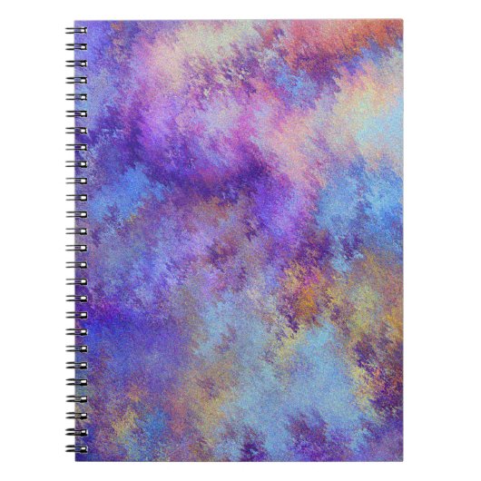 dromerig paarse wolken briefkaart notitieboek (Voorkant)