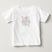 Dromerig pastel eenhoorn T-shirt (Voorkant)