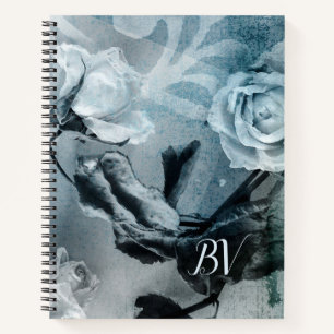 Dromerig Roos Blauw briefpapier Notitieboek