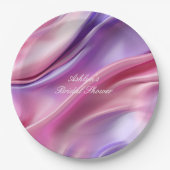  Dromerig Roze Paarse Vrijgezellenfeest Papieren Bordje (Voorkant)