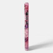 Dromerig Roze Vlinderpatroon iPhone Hoesje (Achterkant / Links)
