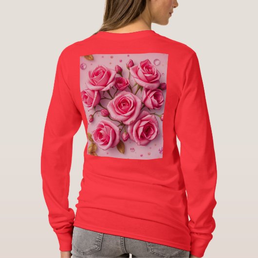 Dromerig Rozen T-shirt (Achterkant)
