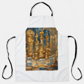 Dromerig schaak-ontworpen Schort (Voorkant)