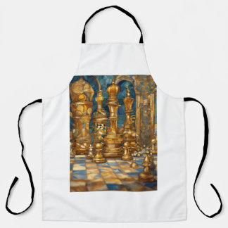 Dromerig schaak-ontworpen Schort