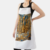 Dromerig schaak-ontworpen Schort (Insitu)