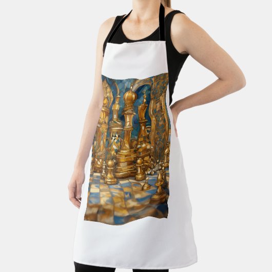 Dromerig schaak-ontworpen Schort (Insitu)