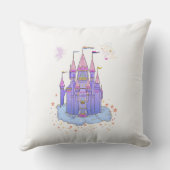 Dromerig Sprookjeskasteel - Een magische touch Kussen (Achterkant)