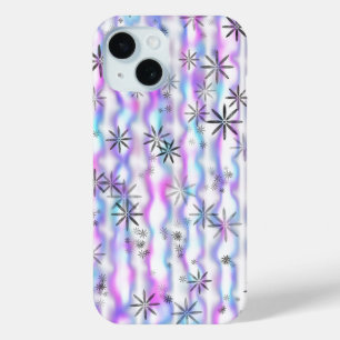 Dromerig Starburst Golven Patroon iPhone 15 Case