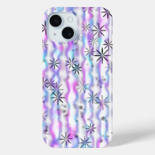 Dromerig Starburst Golven Patroon Case-Mate iPhone Case (Achterkant)