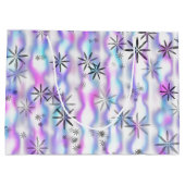 Dromerig Starburst Golven Patroon Groot Cadeauzakje (Achterkant)
