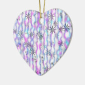 Dromerig Starburst Golven Patroon Keramisch Ornament (Links)