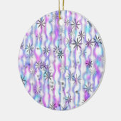 Dromerig Starburst Golven Patroon Keramisch Ornament (Links)