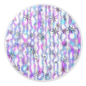 Dromerig Starburst Golven Patroon Keramische Knop (Voorkant)